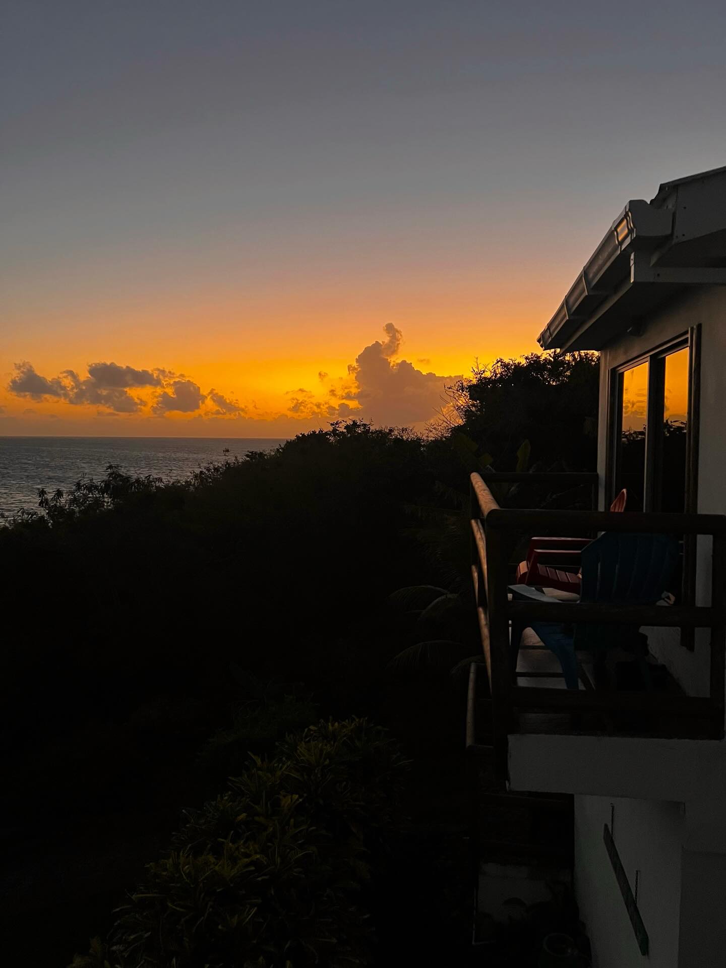 Sunset over Providencia from Maracaibo View